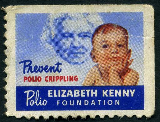 Estados Unidos da America (Cinderelas) - Sem Data - Elizabeth Kenny Polio Foundation - Sem Valor