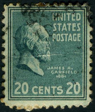 Estados Unidos da America - 1938 - Presidential Issue Garfield - 20C