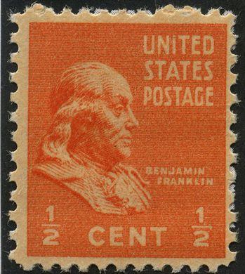 Estados Unidos da America - 1938 - Presidential Issue Franklin - 0.5C
