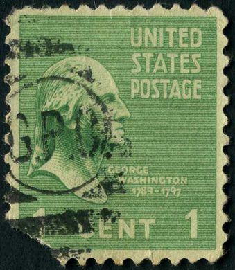 Estados Unidos da America - 1938 - Presidential Issue Washington - 1C
