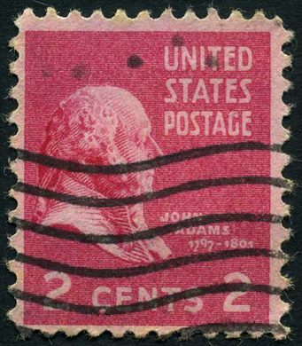 Estados Unidos da America - 1938 - Presidential Issue John Adams - 2C