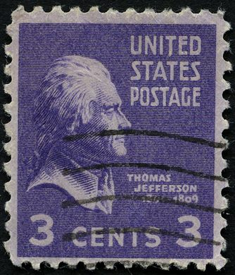 Estados Unidos da America - 1938 - Presidenciais Jefferson - 3C