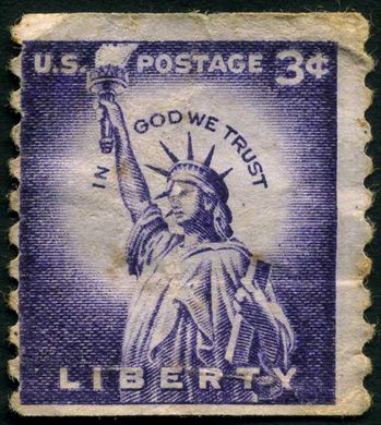 Estados Unidos da America - 1954 - Estatua da Liberdade - 3C