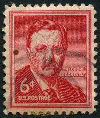 Estados Unidos da America - 1955 - Liberty Issue Theodore Roosevelt - 6C