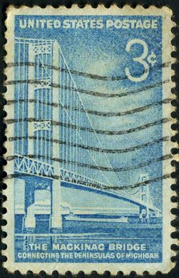 Estados Unidos da America - 1958 - Ponte Mackinac - 3C