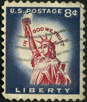 Estados Unidos da America - 1958 - Estatua da Liberdade - 8C
