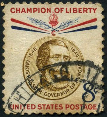 Estados Unidos da America - 1958 - Champion of Liberty Lajos Kossuth - 8C