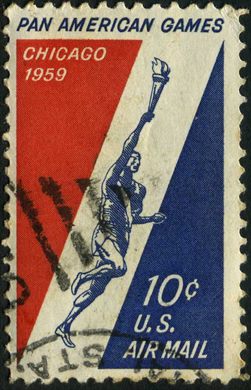 Estados Unidos da America - 1959 - Jogos Pan-Americanos Aereo - 10C