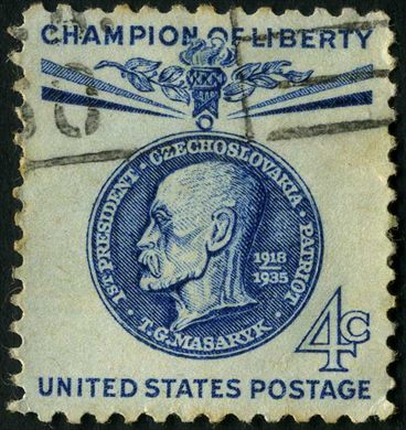 Estados Unidos da America - 1960 - Champion of Liberty Masaryk - 4C