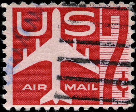 Estados Unidos da America - 1960 - Correio Aereo Aviao a Jato - 7C