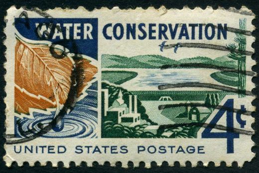 Estados Unidos da America - 1960 - Conservacao da Agua - 4C