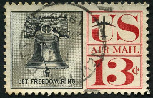 Estados Unidos da America - 1961 - Correio Aereo Sino da Liberdade - 13C
