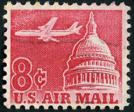 Estados Unidos da America - 1962 - Correio Aereo Capitolio - 8C