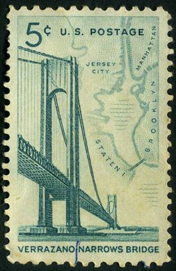 Estados Unidos da America - 1964 - Ponte Verrazano-Narrows - 5C