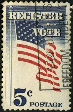 Estados Unidos da America - 1964 - Register and Vote - 5C