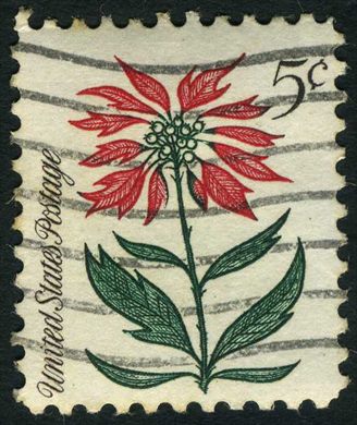 Estados Unidos da America - 1964 - Natal Poinsetia - 5C