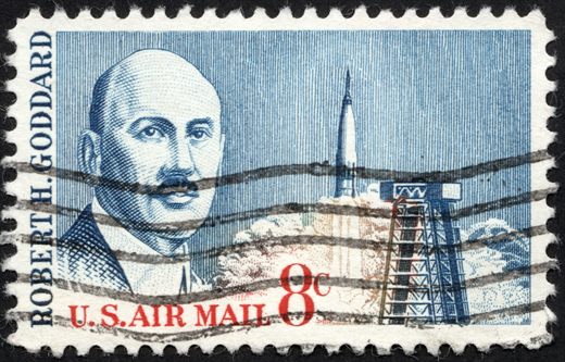 Estados Unidos da America - 1964 - Robert Goddard Correio Aereo - 8C