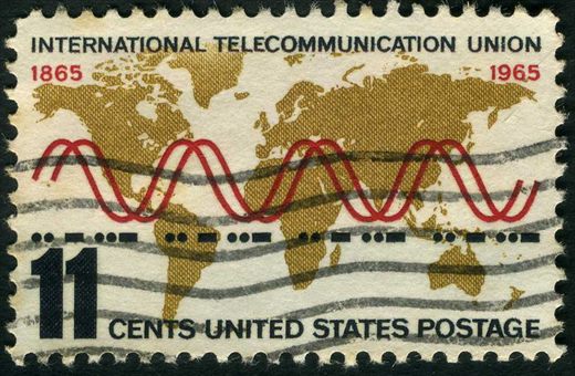 Estados Unidos da America - 1965 - Uniao Internacional das Telecomunicacoes - 11C