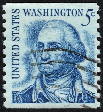 Estados Unidos da America - 1966 - Americanos Eminentes Washington Bobina - 5C