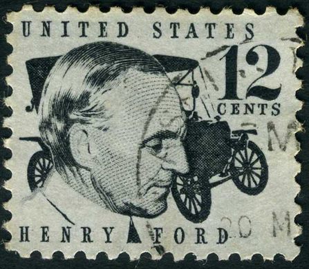 Estados Unidos da America - 1968 - Henry Ford - 12C