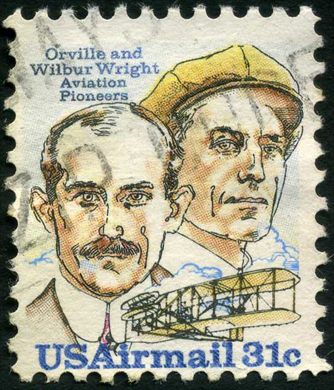 Estados Unidos da America - 1978 - Correio Aereo Orville e Wilbur Wright - 31C