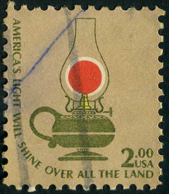 Estados Unidos da America - 1978 - Americana Lampiao Kerosene - 2Dol