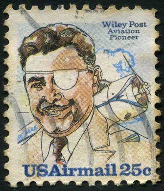 Estados Unidos da America - 1979 - Correio Aereo Wiley Post - 25C