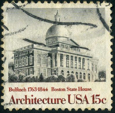 Estados Unidos da America - 1979 - Arquitetura Boston State House - 15C