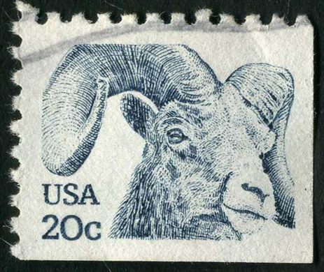 Estados Unidos da America - 1982 - Carneiro Selvagem Bighorn - 20C