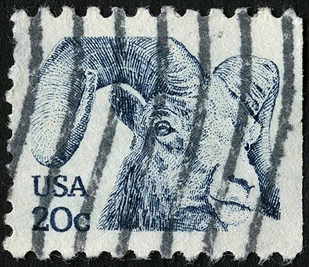 Estados Unidos da America - 1982 - Carneiro Selvagem Bighorn - 20C