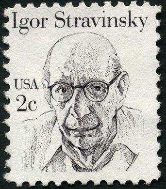 Estados Unidos da America - 1982 - Igor Stravinsky - 2C