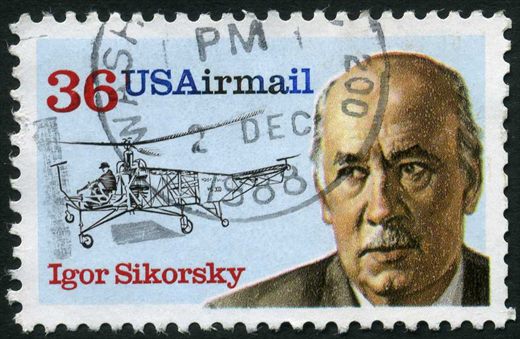 Estados Unidos da America - 1988 - Correio Aereo Igor Sikorsky - 36C