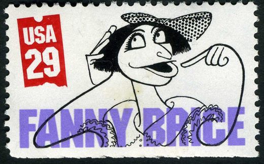 Estados Unidos da America - 1991 - Comediantes Fanny Brice - 29C