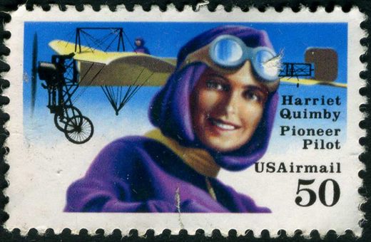 Estados Unidos da America - 1991 - Correio Aereo Harriet Quimby - 50C