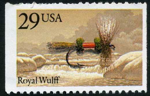 Estados Unidos da America - 1991 - Moscas de Pesca Royal Wulff - 29C