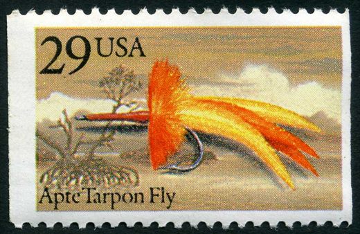 Estados Unidos da America - 1991 - Moscas de Pesca Apte Tarpon Fly - 29C