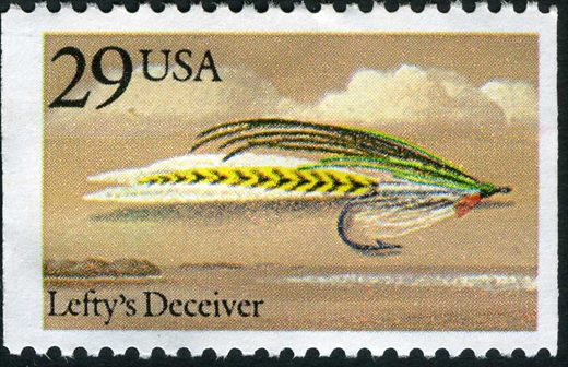 Estados Unidos da America - 1991 - Moscas de Pesca Leftys Deceiver - 29C