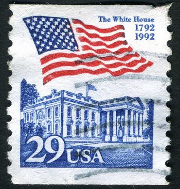 Estados Unidos da America - 1992 - Bicentenario Casa Branca e Bandeira - 29C