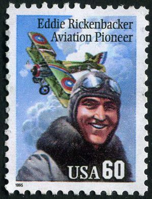 Estados Unidos da America - 1995 - Eddie Rickenbacker Pioneiro da Aviacao - 60C