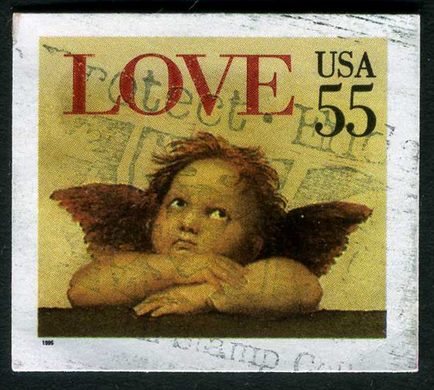 Estados Unidos da America - 1995 - Love Querubim Sistine Madonna - 55C