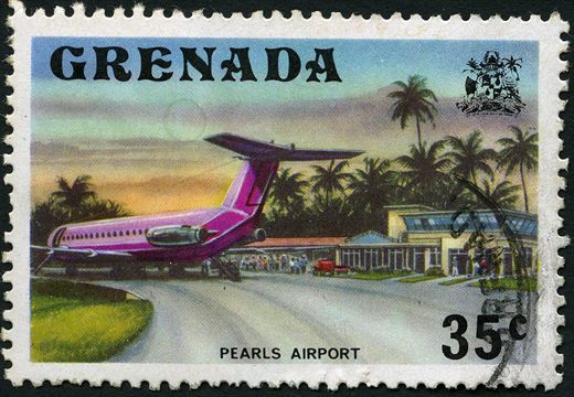 Granada - 1975 - Definitivos Vistas Aeroporto Pearls - 35C