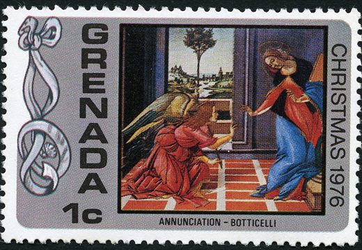 Granada - 1976 - Natal Botticelli Anunciacao - 1C