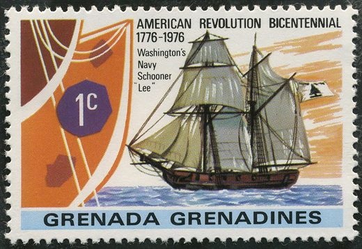 Granadinas de Granada - 1976 - Bicentenario da Revolucao Americana - Escuna Lee - 1C