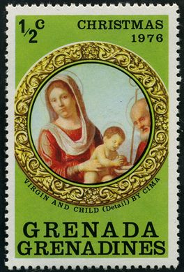 Granadinas de Granada - 1976 - Natal - Virgem e Menino Cima - 0.5C