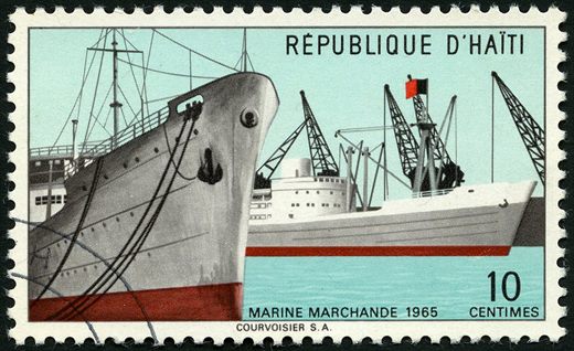 Haiti - 1965 - Marinha Mercante - Navios no Porto - 10C