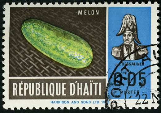 Haiti - 1968 - Frutos e Legumes - Melao - 0.05G