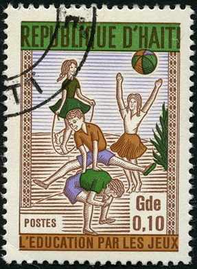 Haiti - 1969 - Educacao pelos Jogos - Criancas a Brincar - 0.10G