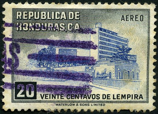 Honduras - 1956 - Edificios - Palacio Legislativo - 20C