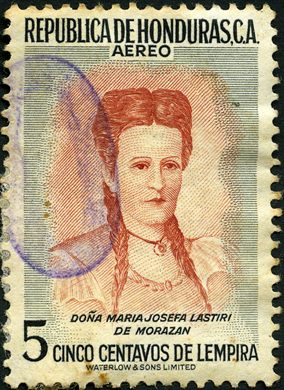 Honduras - 1956 - Edificios - Dona Maria Josefa Lastiri de Morazan - 5C