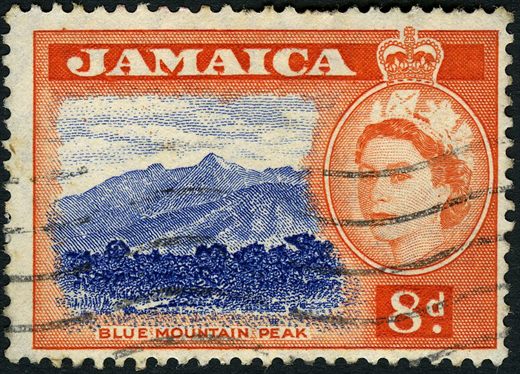 Jamaica - 1956 - Definitiva Pico da Montanha Azul - 8D